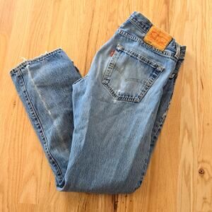Vintage Levi's 501 Distressed Destroyed Regular fit jeans size33
